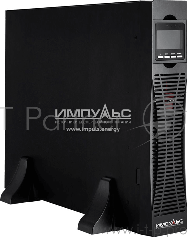 Источник бесперебойного питания Импульс ФРИСТАЙЛ, Двойное преобразование (онлайн), 10000 ВА / 9000 Вт, Rack/Tower, клеммная колодка, LCD, Serial+USB, USB, SmartSlot, подкл. доп. батарей