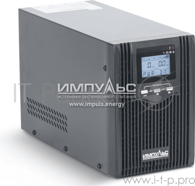 Источник бесперебойного питания Импульс Интерактивная, 2000 ВА / 1600 Вт, Tower, IEC, LCD, USB, USB, SmartSlot
