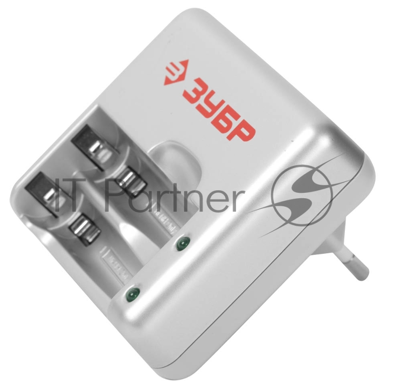 Зарядное устройство ЗУБР 59251-2 для никель-металлгидридных акк. время зарядки1ч 2хААА/АА