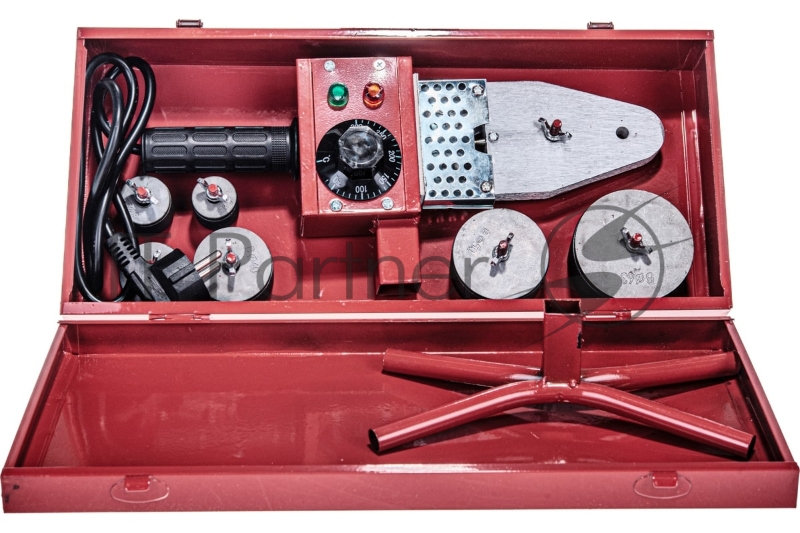 Аппарат для сварки пластиковых труб KRONWERK 94214 800Вт 300 °c 20-25-32-40-50-63мм мет.кейс