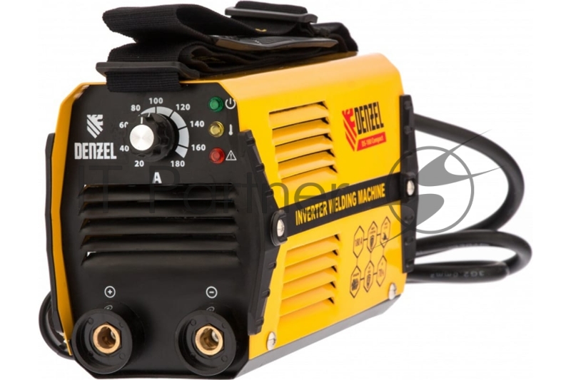 Сварочный аппарат DENZEL ds-180 compact 94372 инвертор. дуговой сварки 180А пв 70%