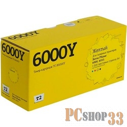 Тонер-картридж T2 (106R01633) для Xerox Phaser 6000/6010, Y, 1K, с чипом