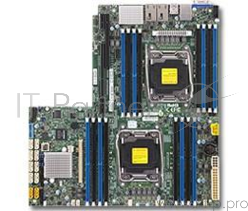 Серверная материнская плата C612 S2011-3 PROP. BLK MBD-X10DRW-I-B SUPERMICRO