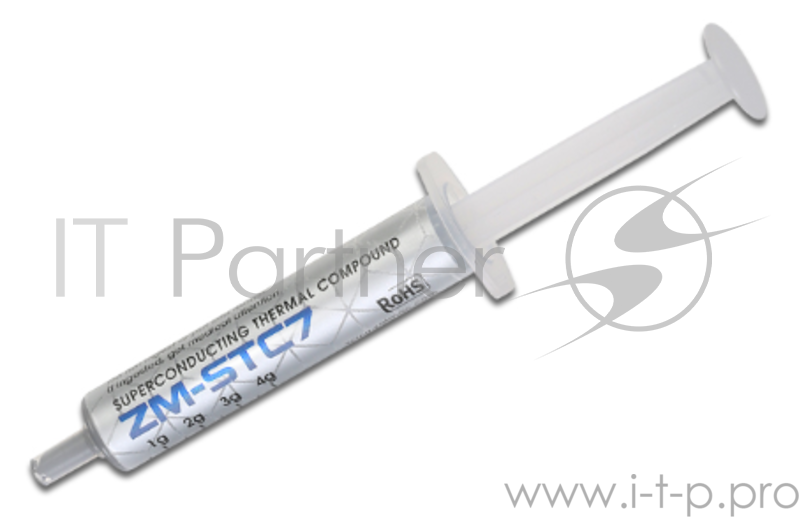 Кулер Zalman ZM-STC7 superconducting thermal compound, thermal conductivity 7.2W/m-k, viscosity 220Pa.s