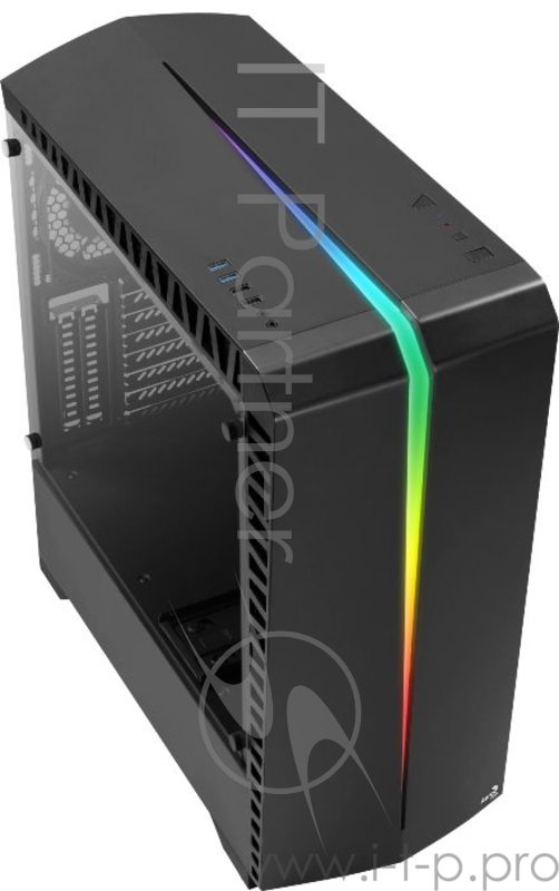Корпус Aerocool Scar G-BK-v1 черный без БП ATX 1x120mm 2xUSB2.0 2xUSB3.0 audio bott PSU