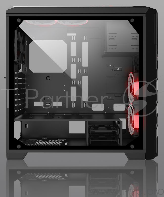 Корпус Formula V-LINE 6000-RGB черный без БП ATX 2x120mm 2xUSB2.0 2xUSB3.0 audio front door bott PSU