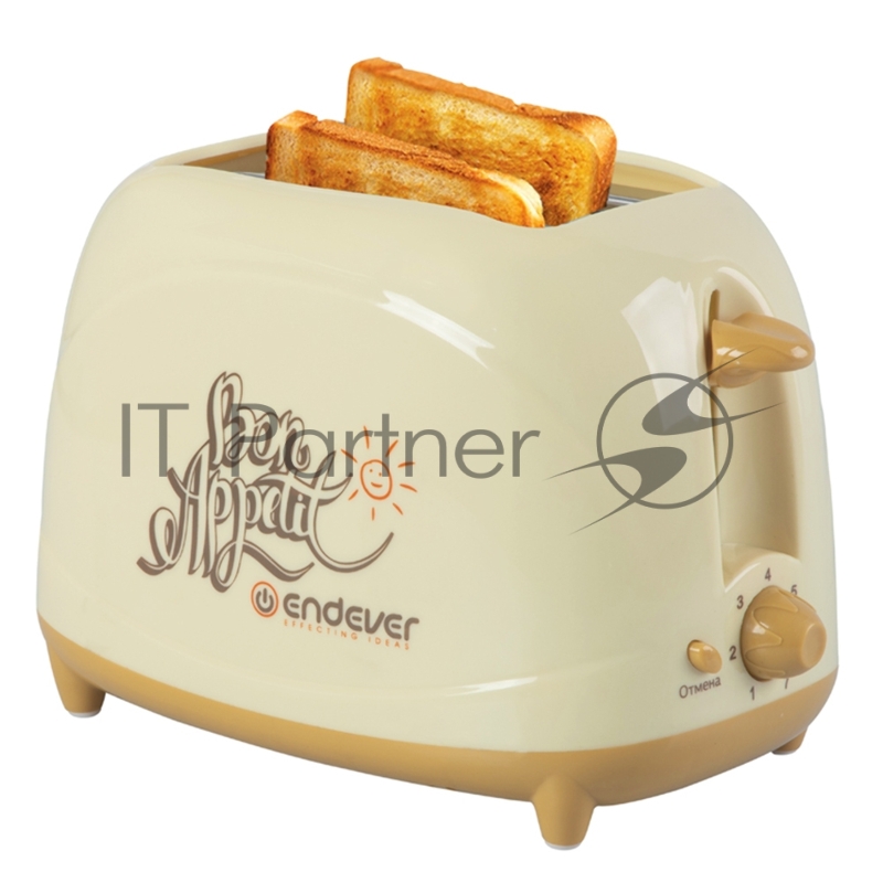 Тостер электрический Endever Skyline ST-107, бежевый