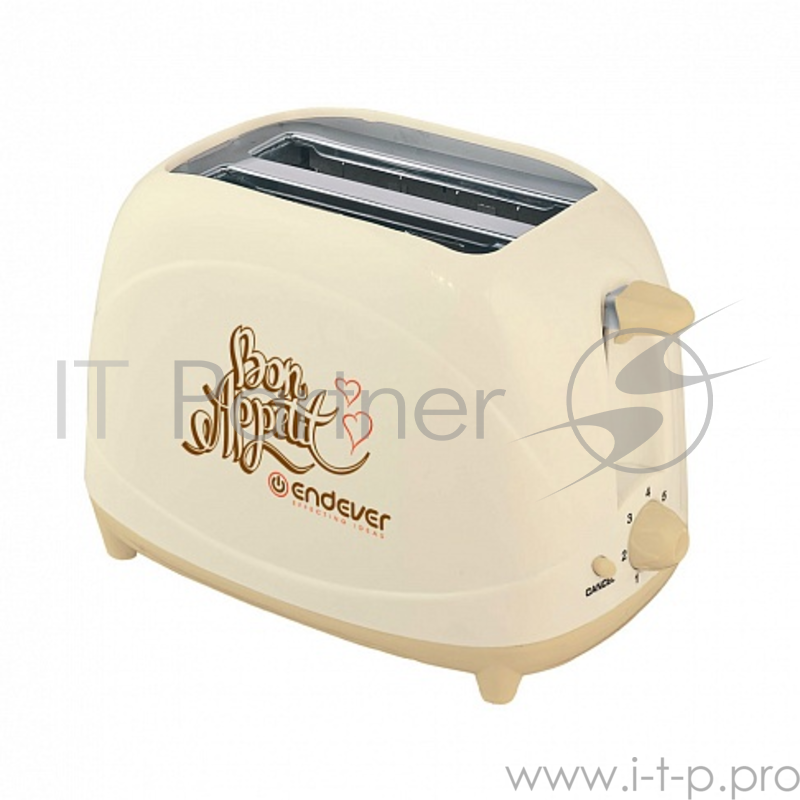 Тостер электрический Endever Skyline ST-106, бежевый