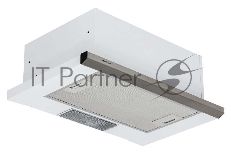 Вытяжка встраиваемая Krona Kamilla 500 slim нержавеющая сталь управление: кнопочное (1 мотор)