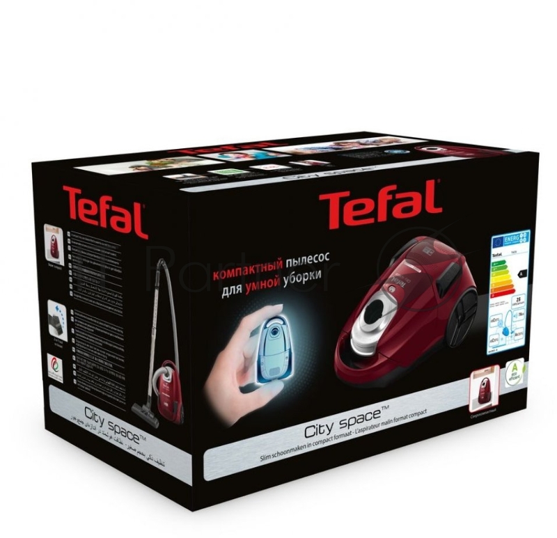Пылесос Tefal TW2643EA 2000Вт красный