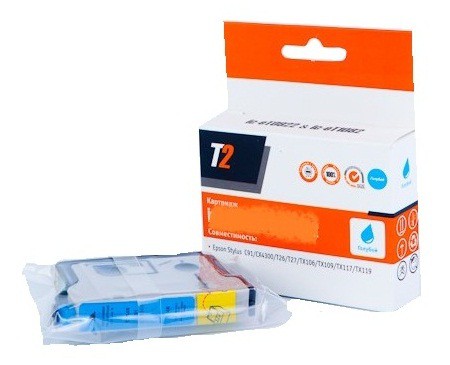 Расходные материалы T2 C13T12924010 Картридж T2 (IC-ET1292) для EPSON Stylus SX420W/SX425W/SX525WD/Office B42WD/BX305F/BX320FW/BX625FWD голубой с чипом