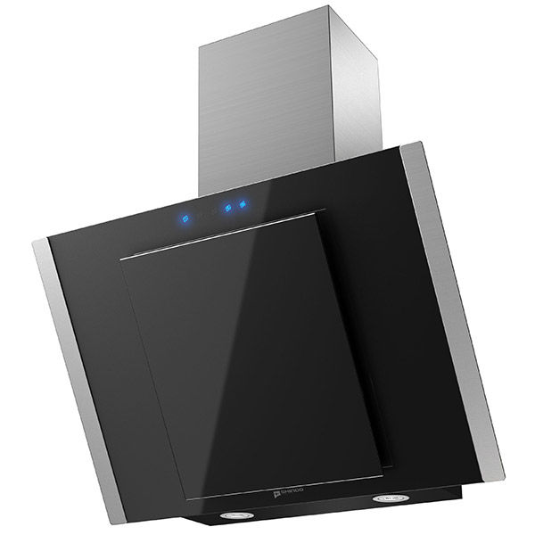 Вытяжка каминная Shindo Ostaria 60 SS/BG sensor черный/серебристый