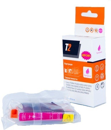 Расходные материалы T2 CLI-426M Картридж T2 (IC-CCLI-426M) для Canon Pixma iP4840/iP4940/MG5140/MG5240 пурпурный с чипом
