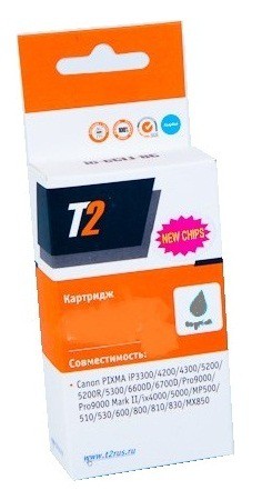 Расходные материалы T2 CLI-426GY Картридж T2 (IC-CCLI-426GY) для Canon Pixma iP4840/iP4940/MG5140/MG5240 серый с чипом