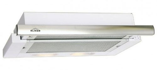 Вытяжка встраиваемая Эликор Интегра 45П-400-В2Л белый/нерж.