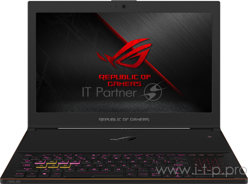 Ноутбук ASUS ROG GX501GI Intel i7 8750H/24Gb/1Tb SSD/No ODD/15.6 FHD IPS/NVIDIA GeForce GTX1080 8Gb GDDR5/Camera/Wi-Fi/Windows 10/Aluminum Black