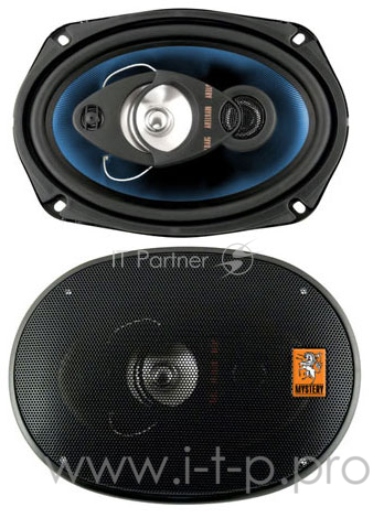 Колонки автомобильные Mystery MC-6944 300Вт 93дБ 4Ом 15x23см (6x9дюйм) (ком.:2кол.) коаксиальные чет