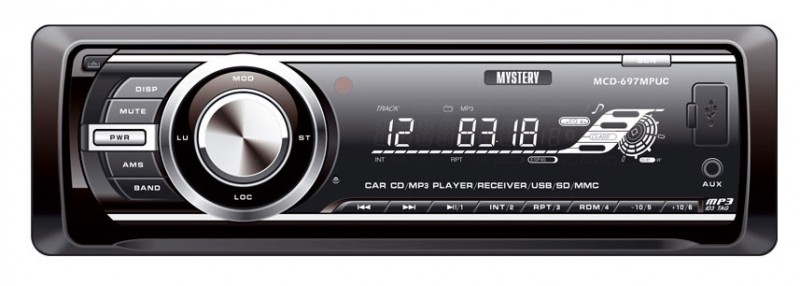 Автомагнитола CD Mystery MCD-697MPUC 1DIN 4x50Вт