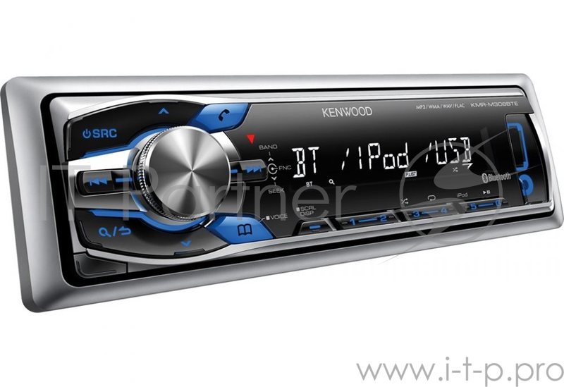 Автомагнитола Kenwood KMR-M308BTE 1DIN 4x50Вт