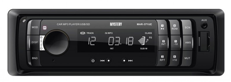 Автомагнитола Mystery MAR-371UC 1DIN 4x50Вт