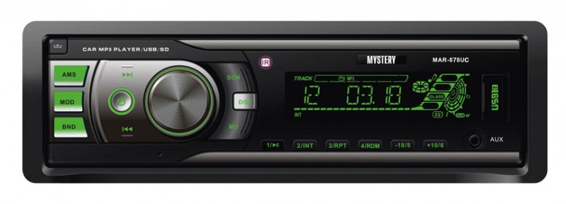 Автомагнитола Mystery MAR-878UC 1DIN 4x50Вт