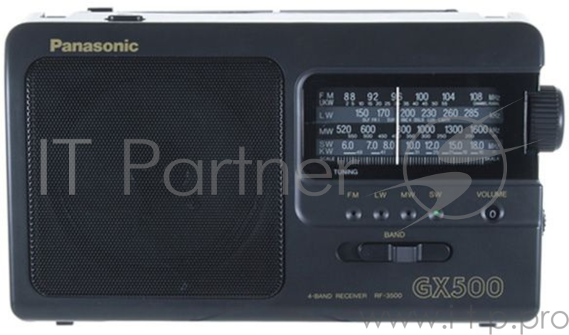 Радиоприемник портативный Panasonic RF-3500E9-K черный