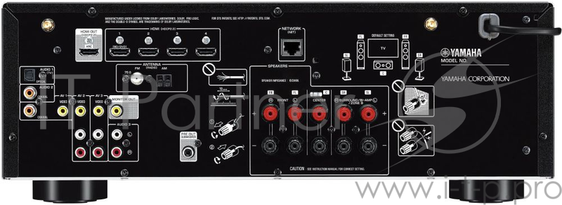 Ресивер AV Yamaha HTR-4072 5.1 черный