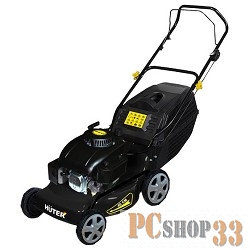 Газонокосилка Huter GLM-4.0 Газонокосилка бензиновая { 4 л/с, 4-х тактный, бак 1,2 л, высота среза/ширина 20-85/460 мм, 5 уровневая центр.регул., объем травосборника 60 л }