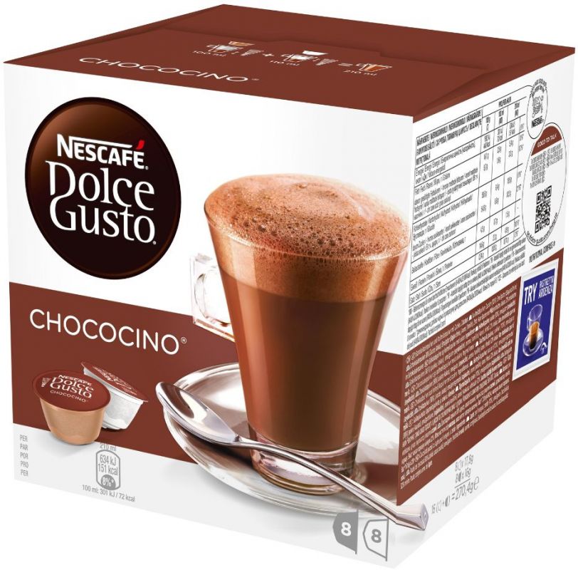 Капсулы для кофемашин капсульного типа Krups NESCAFE Dolce Gusto Chocno (упак.:8шт)