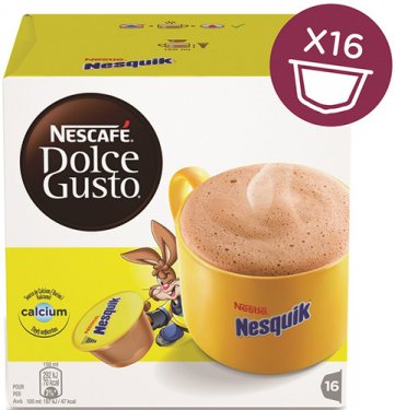 Капсулы для кофемашин капсульного типа Krups NESCAFE Dolce Gusto Nesquik (упак.:16шт)