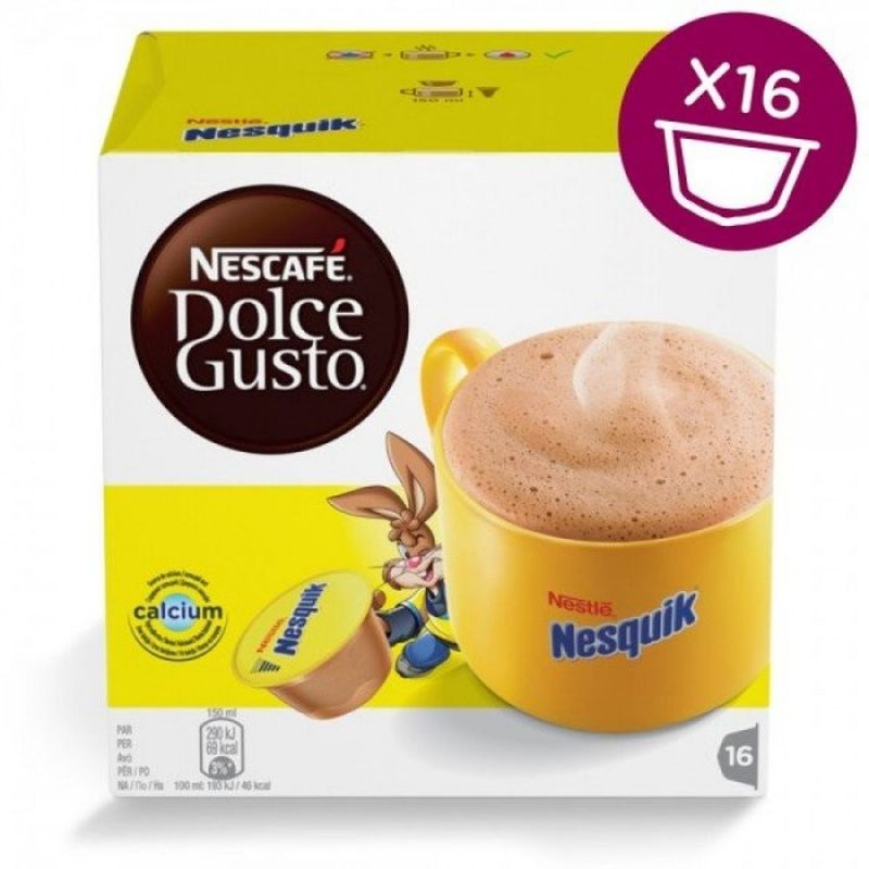 Капсулы для кофемашин капсульного типа Krups NESCAFE Dolce Gusto Nesquik (упак.:16шт)