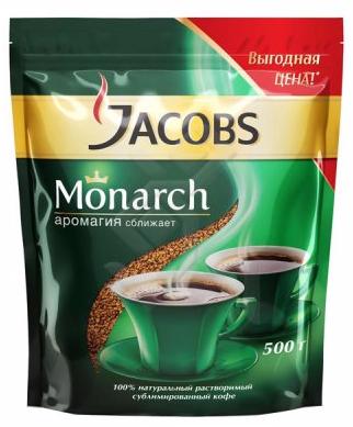 Кофе растворимый для кофеварок и чайников Bosch ЯКОБС МОНАРХ 500гр
