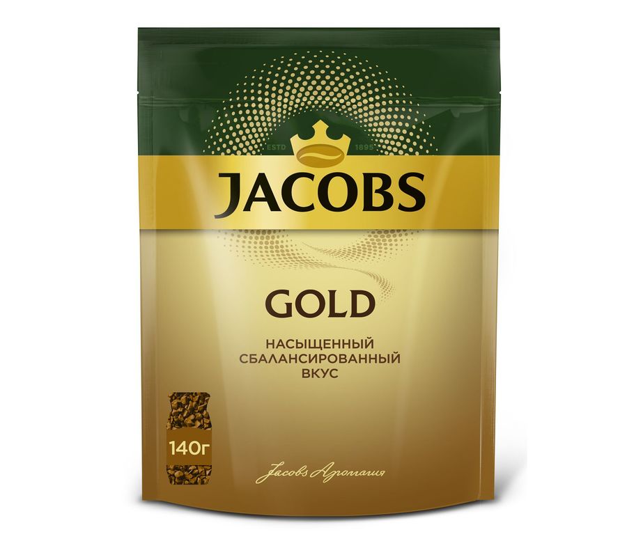 Кофе растворимый для кофеварок и чайников Bosch Якобс Монарх GOLD 140гр