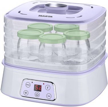 Сушилка для овощей и фруктов MARTA MT-1947 лиловый аметист