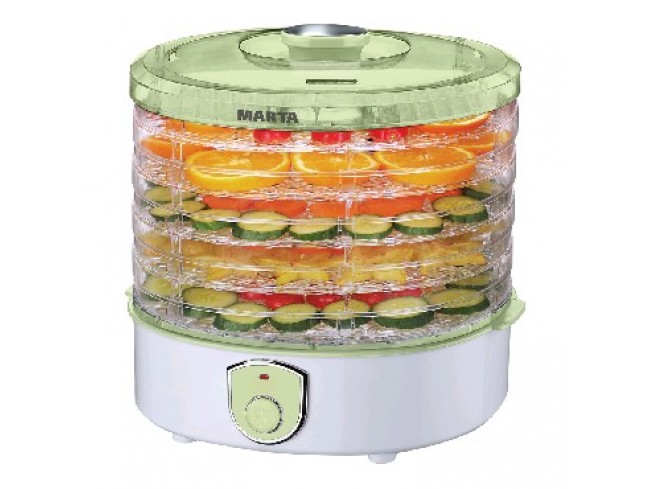 Сушилка для овощей и фруктов MARTA MT-1950 светлая яшма