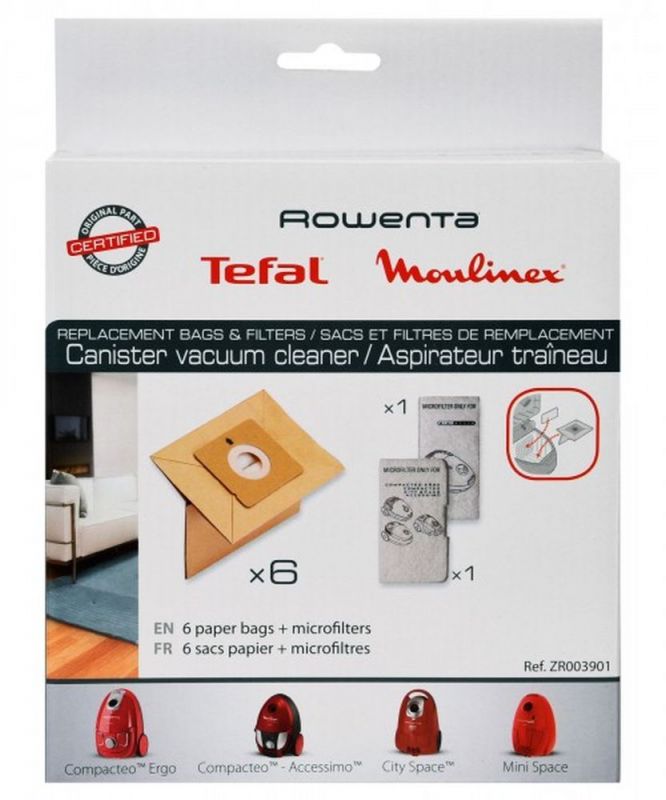 Пылесборники Rowenta ZR003901 (6 пылесбор.)