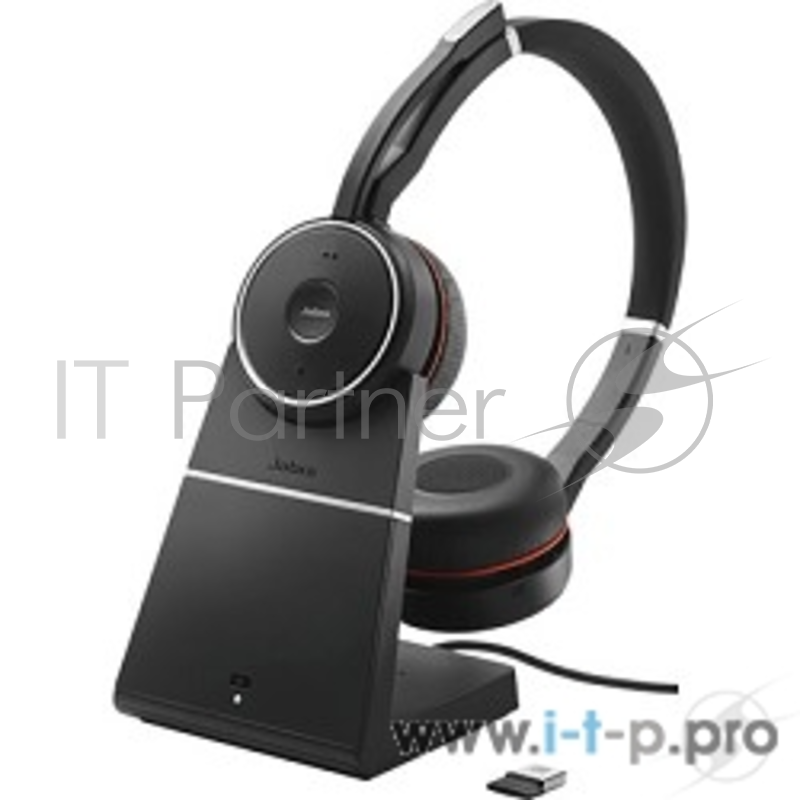 Гарнитура Jabra 7599-838-199 Гарнитура Jabra Evolve 75 Stereo UC, Charging stand & Link 370(7599-838-199)