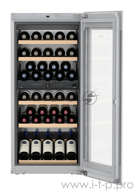 Винный шкаф LIEBHERR EWTgw 2383 / Высота ниши 122см, TipOpen, белый цвет периметра стеклопакета