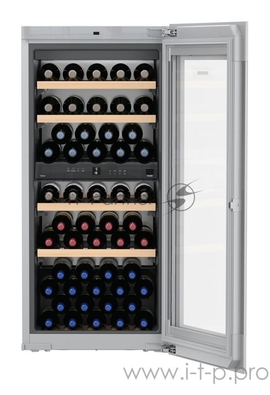 Винный шкаф LIEBHERR EWTgw 2383 / Высота ниши 122см, TipOpen, белый цвет периметра стеклопакета