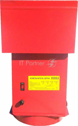 Зернодробилка Нива ИЗ-350, 1,5 кВт, 350 кг/час, бункер 15 л.