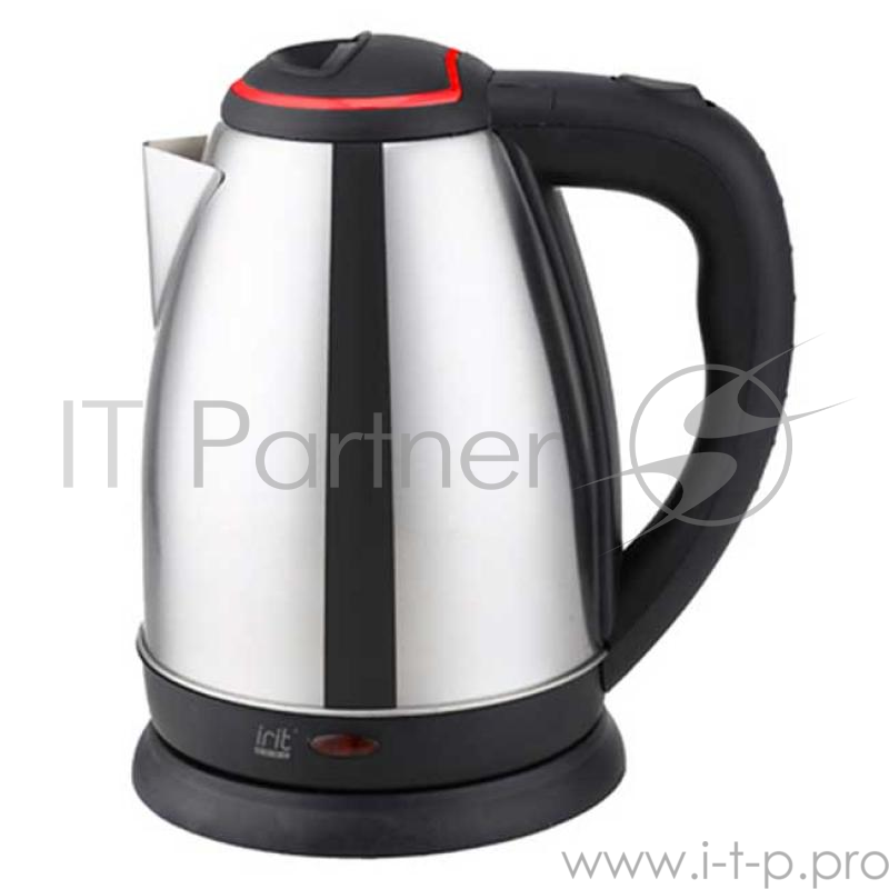 Чайник электрический IRIT IR-1352, нержавейка, 1,8л, 1500Вт, красный