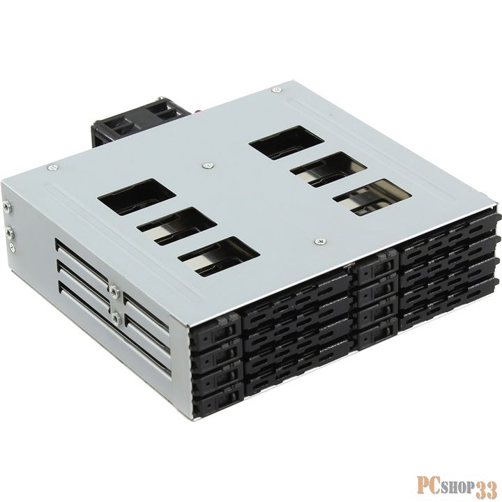 Опция к серверу Procase L2-108-SATA3-BK {Корзина L2-108SATA3 8 SATA3/SAS, черный, с замком, hotswap mobie rack module for 2,5
