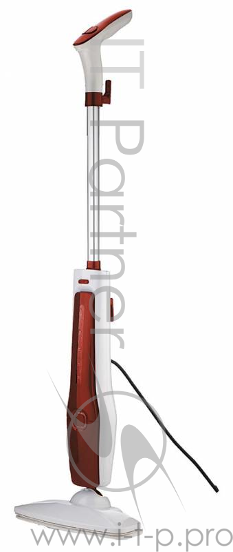 Швабра паровая Kitfort KT-1002-2 1300Вт красный/белый