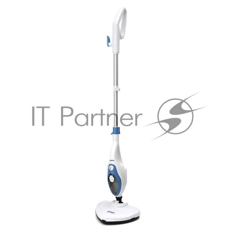 Швабра паровая Kitfort KT-1004-1 1500Вт голубой/белый