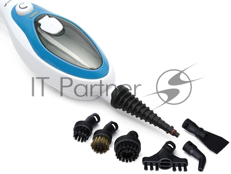 Швабра паровая Kitfort KT-1004-1 1500Вт голубой/белый