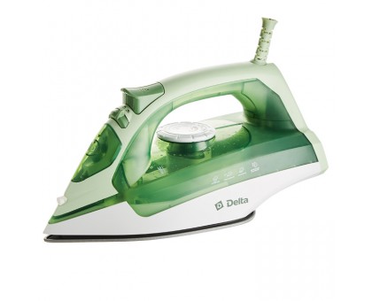 Утюг DELTA DL-755 зеленый с белым