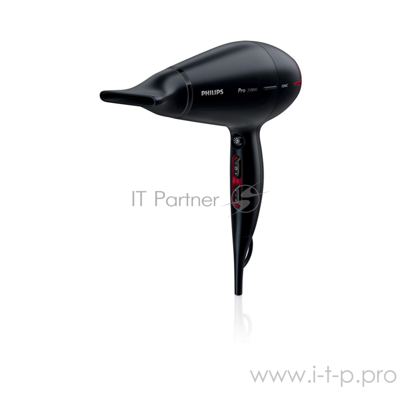 Фен Philips 2100 Вт, 2 узкие насадки, ионизация, холодный обдув