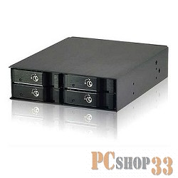 Опция к серверу Procase L2-104-SATA3-BK {Hot-swap корзина 4 SATA3/SAS, черный, с замком, hotswap mobie rack module for 2,5