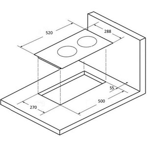 Домино MONSHER Домино, Электрическая независимая варочная поверхность стеклокерамическая домино, два способа установки - встраиваемая, настольная ширина 30 см, 2 зоны ускоренного нагрева HI-Light, сенсорное управление, 3 цифровых дисплея, 9 уровней