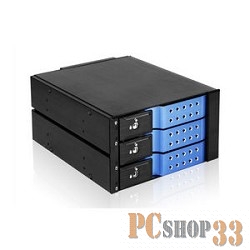 Опция к серверу Procase T3-203-SATA3-BL {Hot-swap корзина }